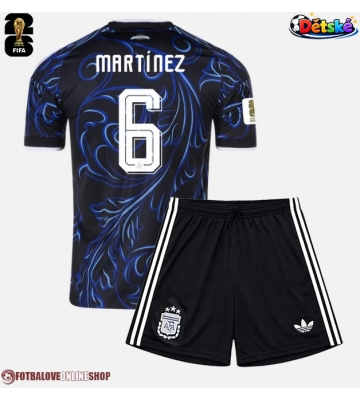 Argentina Lisandro Martinez #6 Venkovní dres komplet pro Děti MS 2026 Krátkým Rukávem (+ Krátké kalhoty)